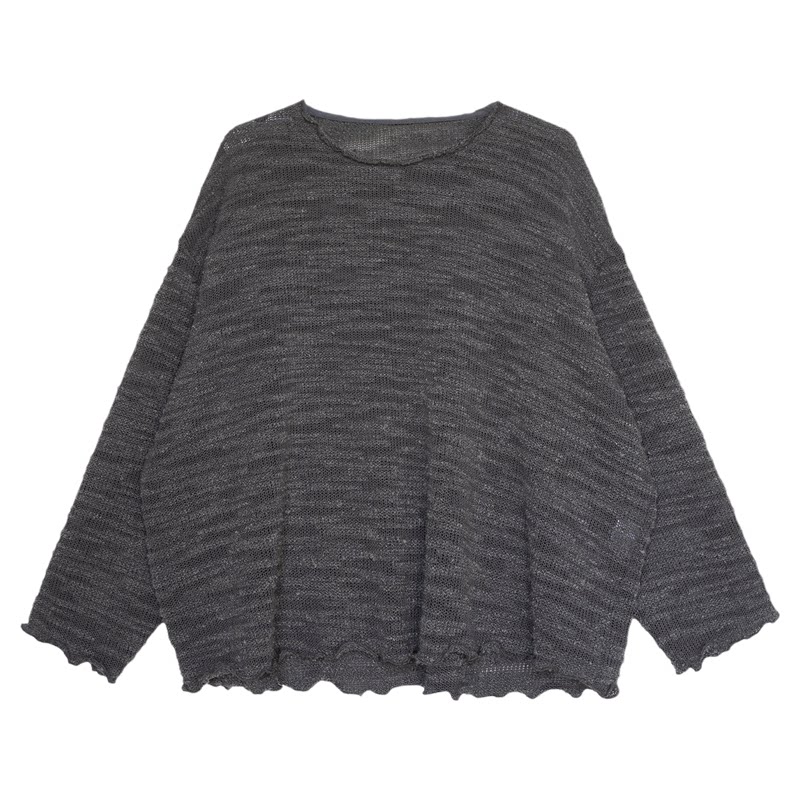 安妮森林仙气肌理感毛线上衣