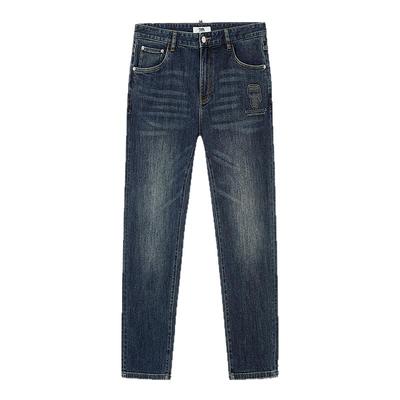 KARL LAGERFELD25秋冬新款棉质牛仔长裤男简约经典通勤卡尔拉格斐