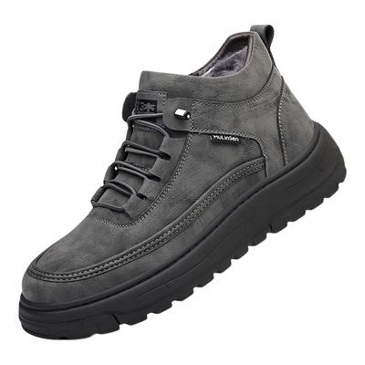 木林森男鞋冬季2025新款羊毛靴