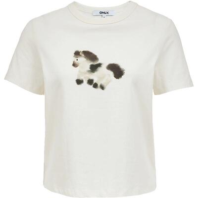 ONLY马年系列印花圆领短袖T恤