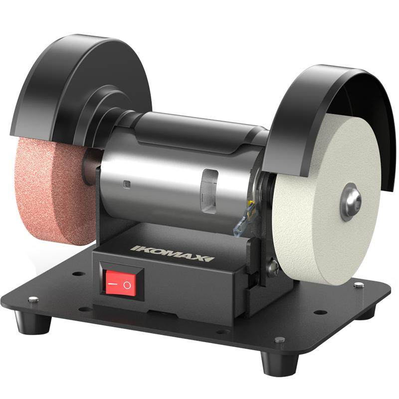 迷你小型磨刀机电动砂轮机台式双砂轮磨刀神器家用打磨除锈抛光机
