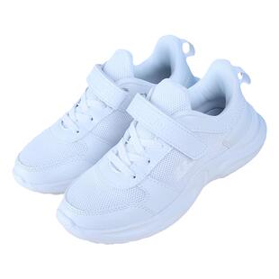 回力2025新款儿童小白鞋男童女童学生校鞋皮面透气网面运动鞋跑鞋