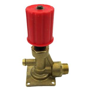 黑猫HM588高压清洗机洗车机器泵头配件零件55 58压力阀全铜调压阀