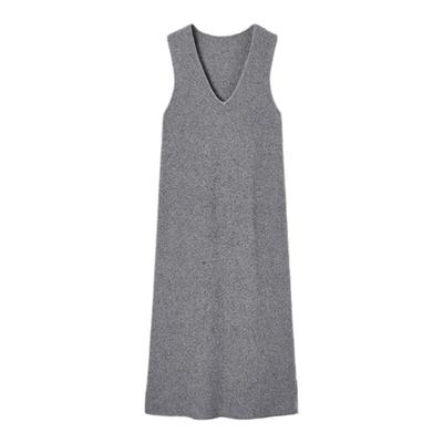 TKYSHOP休闲通勤无袖毛衫连衣裙