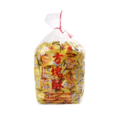 台湾特产进口庄家方块酥全麦diy