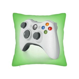 游戏手柄汽车抱枕套45x45不含芯沙发靠枕靠垫客厅装饰办公室床头