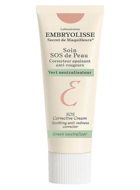 尚雯婕推embryolisse修护SOS绿色中和霜妆前打底修肤色敏感肌隔离