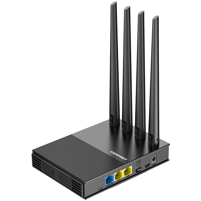 COMFAST4G插卡路由器工业级百兆网口可插sim卡全网通4G转网口转无线WiFi家用宿舍工业办公免宽带免拉线CF-E13