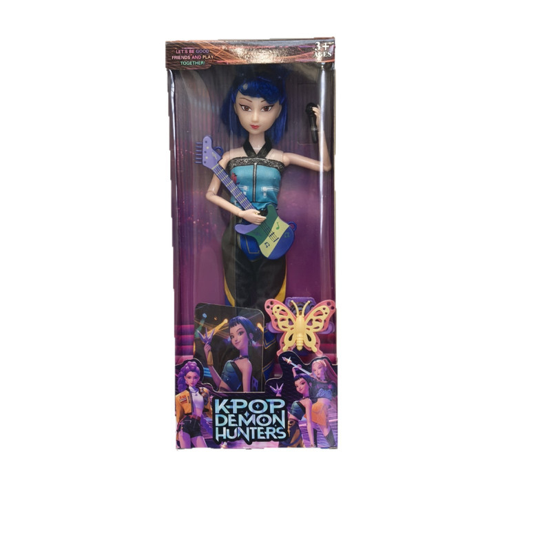 跨境现货K-POP猎魔女团搪胶公仔玩偶音乐11.5寸露米佐伊米拉娃娃