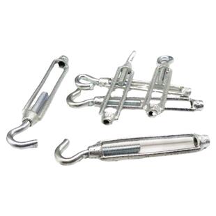 青岛玛钢花篮螺丝钢丝绳收紧器拉紧器紧线器螺丝 单钩单圈拉丝杆