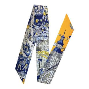 装饰飘带女生短发发带女夏季薄款包包手柄丝带缠带法式丝巾小长条