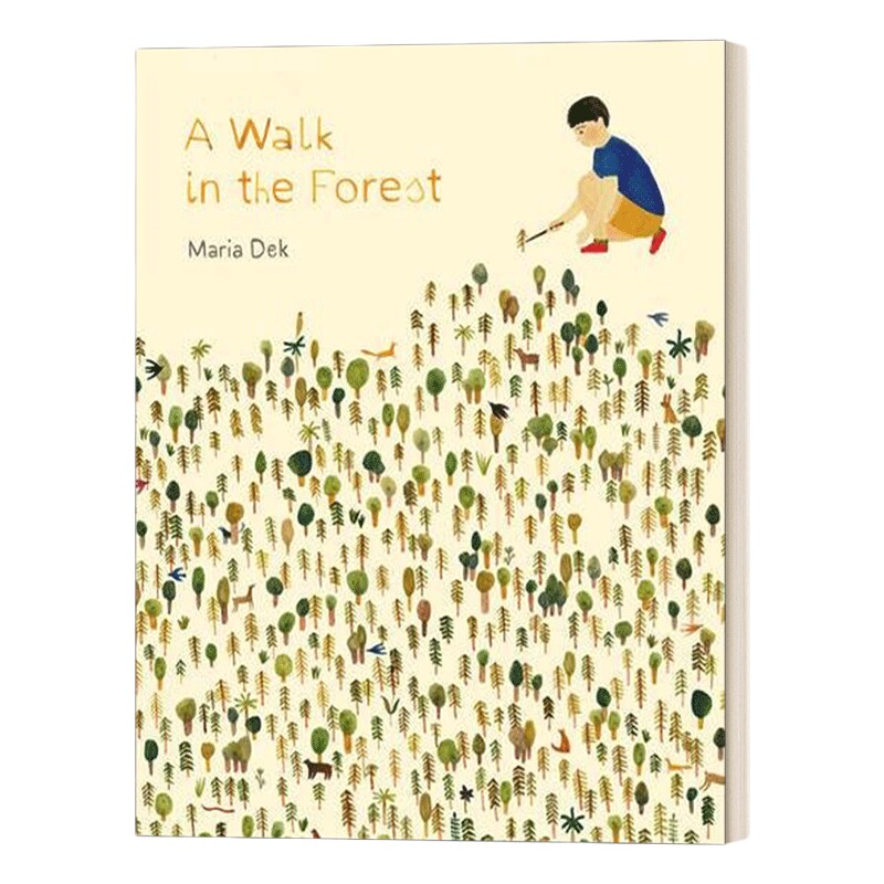 在森林里散步 英文原版绘本 A Walk in the Forest 精品绘本 英文版 进口英语原版书籍