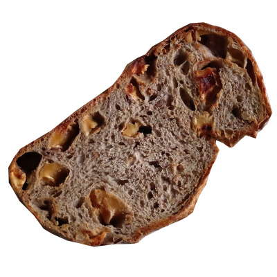 全麦面包苹果核桃粗粮