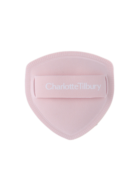 charlotte Tibury枕边话棉花糖粉扑 粉底液气垫粉扑带收纳盒