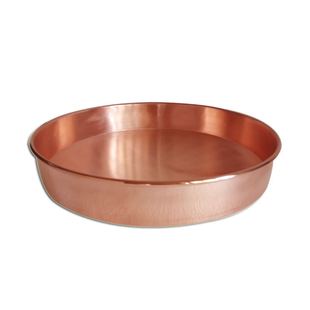 铜璇子粉皮旋子罗罗纯铜加厚凉皮旋子紫铜旋子工具底部弧型铜盘