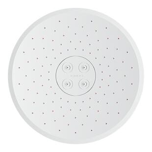 九牧卫浴 单功能方形圆形顶喷自动除垢花洒淋浴G185011 G184011