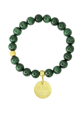 BUDDIA孔雀石手链男女款