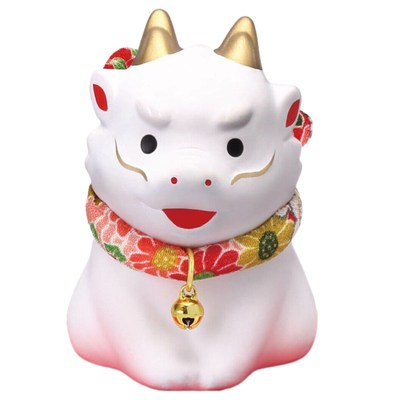 日本药师窑龙蛇虎兔摆件陶瓷手工