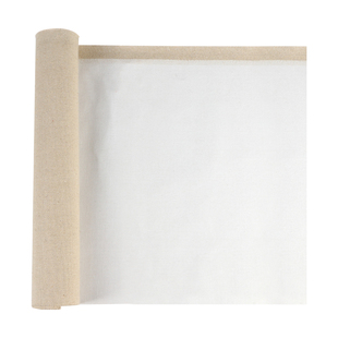 油画布亚麻丙烯画布带涂层成品细亚麻棉麻混纺细雨露麻油画框内框布绷布材料手绘diy制作材料大尺寸专业细纹