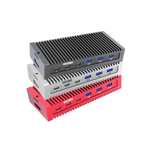 WERO雷电5扩展坞80/120Gbps拓展内置SSD插槽5G网口USB接口氮化镓