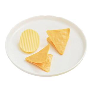 趣味黄色薯片手帐可爱夹子创意简约照片夹子零食封口收纳试卷夹