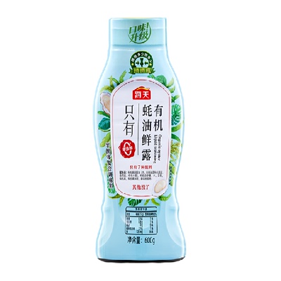 海天有机蚝油鲜露600g*1瓶