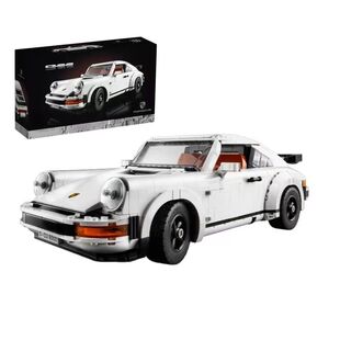 复古911保时捷Turbo敞篷跑车积木模型拼装适用于乐高儿童玩具礼物