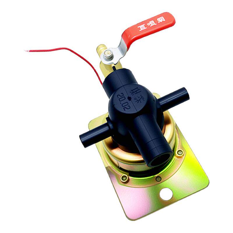 万里通货车淋水器电磁式放水开关12V24V电磁阀四通滴水刹车阀配件