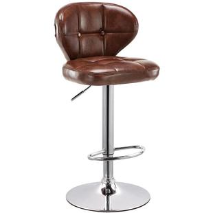 吧台椅升降椅子高脚凳家用中古现代简约吧椅轻奢靠背椅收银台凳子