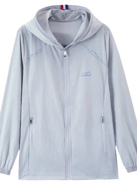 妈妈夏季薄款外套连帽开衫防晒服