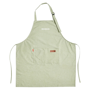 ecoco围裙厨房家用防油防水围腰女2026新款上班专用高级感年轻款