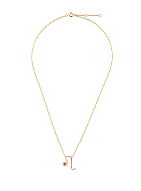 十二星座项链得音摩羯座锁骨链