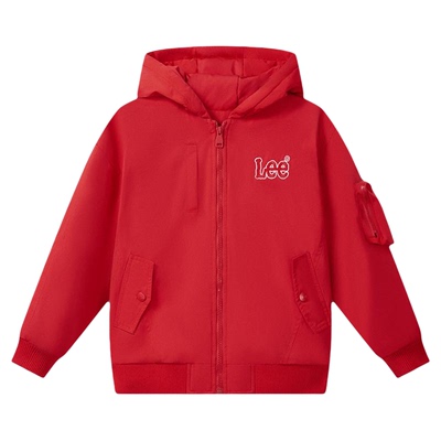 Leekids秋冬连帽加厚童棉服