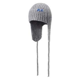 FILA FUSION斐乐帽子女帽针织帽2025保暖护耳帽飞行帽毛线帽冬帽