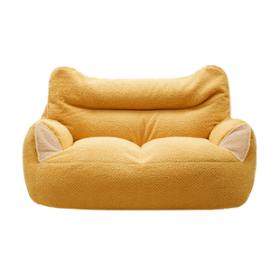 懒人沙发单双人可躺可睡主卧室客厅阳台卡通奶油风休闲小沙发