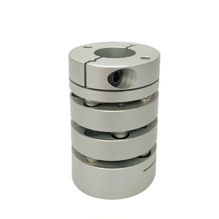 膜片联轴器 铝合金弹性单膜片联轴节双膜片大扭矩 伺服电机连轴器