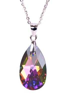 大颗粒招财黄水晶水滴吊坠