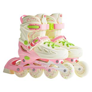 小状元轮滑鞋女童初学者专业儿童溜冰鞋男孩滑轮旱冰滑冰星云L5