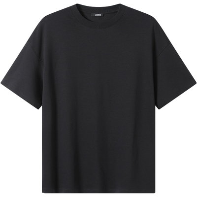 LEZORA液氨匹马棉宽松短袖T恤