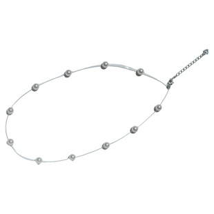 《悬浮露珠》法式轻奢高级感隐形鱼线施家珍珠s925纯银项链锁骨链