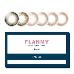 Flanmy美瞳月抛隐形眼镜近视小直径女视客旗舰店1片T-Garden蜜糖