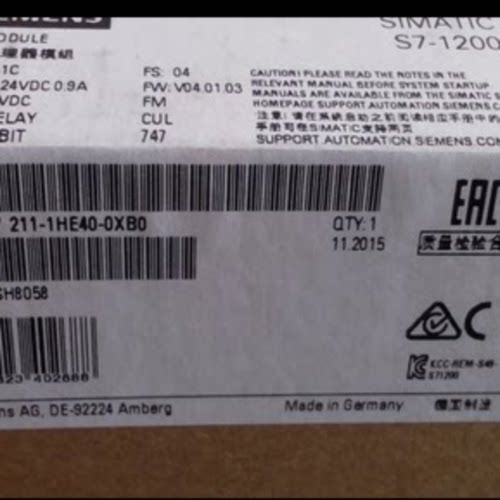 议价6ES7211-1HE40-0XB0西门子S7-1200CPU模块6ES72111HE400XB0正