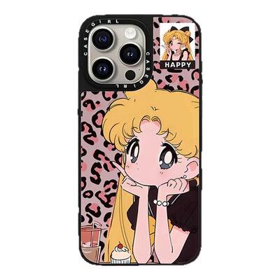 CASEGIRL美少女战士苹果手机壳适用17PROMax防摔16Pro全包15plus彩绘磁吸14潮牌13高级感11磨砂亲肤保护套