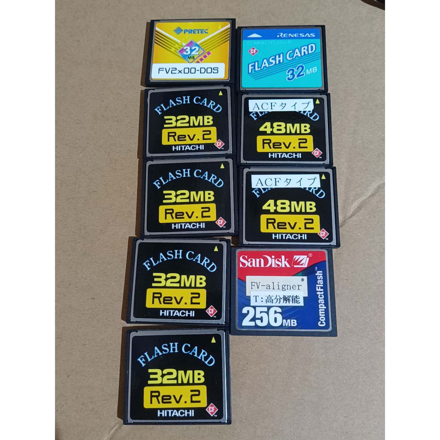 【请询价】日立原装CF卡32MRev.2共6张1张Sis