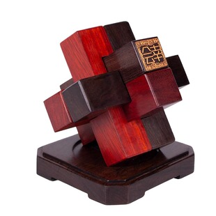 鲁班锁公司活动创意礼品定制开业商务礼物送客户桌面摆件幸会国礼