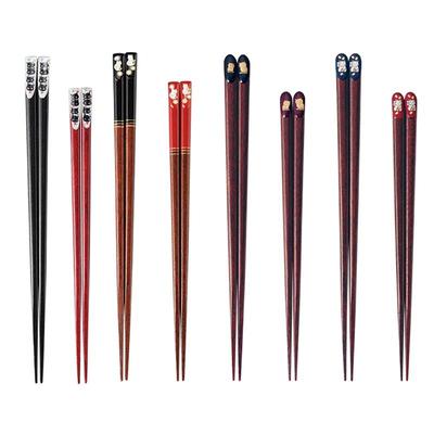 自营日本制石田天然筷子招财猫