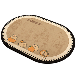 2026年新款高级感浴室地垫吸水防滑卫生间门口专用硅藻泥脚垫子厚