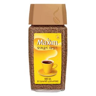 韩国原装进口麦馨maxim摩卡无蔗糖夜用冻干速溶咖啡美式黑咖啡粉