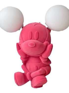 米奇摆件客厅沙发旁电视柜儿童卧室床边米妮台灯装饰乔迁新居礼物