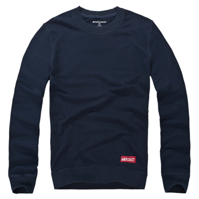 重磅纯棉长袖秋季休闲上衣青年潮